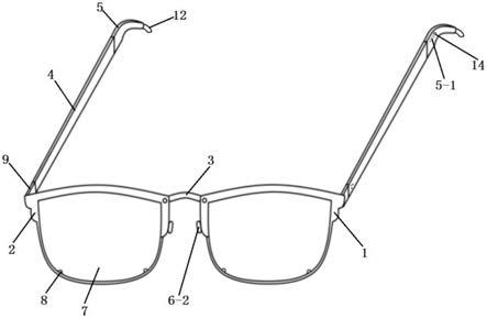 一种可增进佩戴安全性的实用型多功能眼镜的制作方法