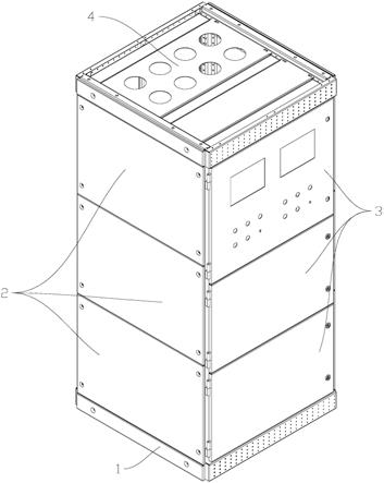 一种一体式并机控制开关柜的制作方法