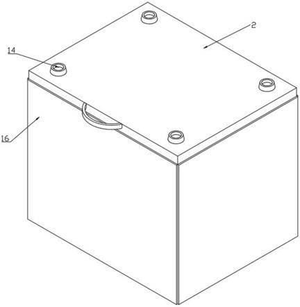 一种物流仓库储放用防护箱的制作方法