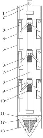 一种建筑工程用组合桩的制作方法