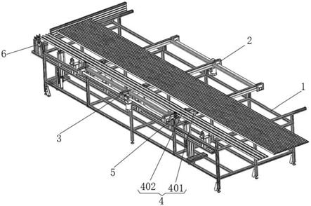 长条形铝型材自动排序和上料装置的制作方法