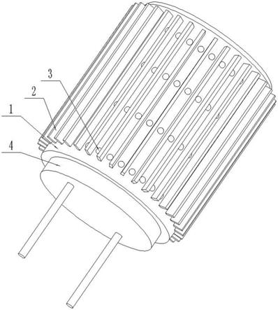 一种功率电感用散热器的制作方法