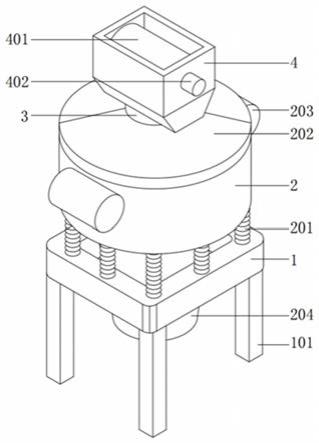 一种可以定量存放筛料的直排筛的制作方法