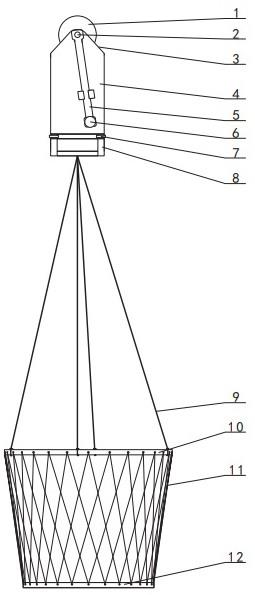 一种电力塔架绝缘子检修施工架的制作方法