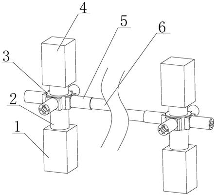 一种建筑外墙爬升脚手架用稳定结构的制作方法