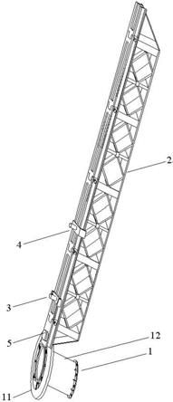 一种锥形筒仓支撑架结构的制作方法