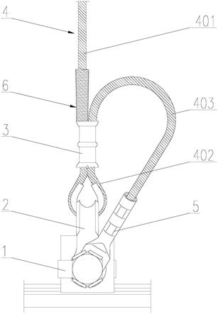带弹性护套整体吊弦装置的制作方法