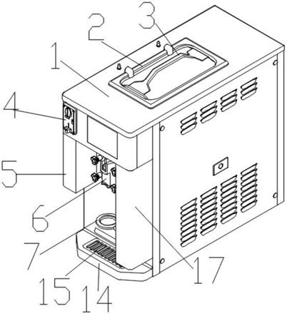 一种半自动投币式冰淇淋机的制作方法