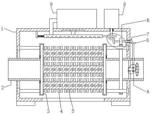 高温窑炉汽体导出降温处理装置的制作方法