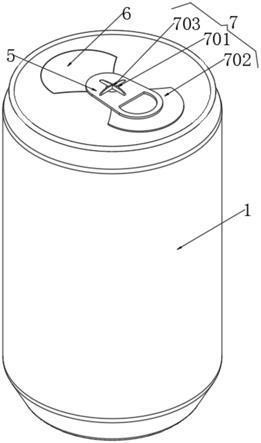 一种具有防尘防腐结构的易拉罐的制作方法