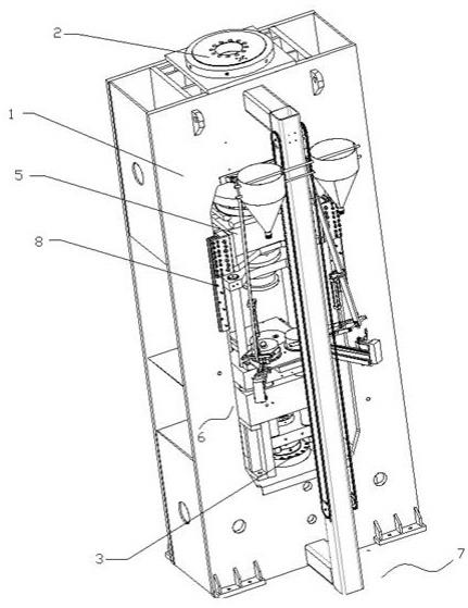 一种框架式干粉液压机及其送料系统的制作方法