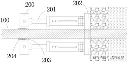 边坡偏心潜孔锤全套管跟管施工的全套管拔出设备的制作方法