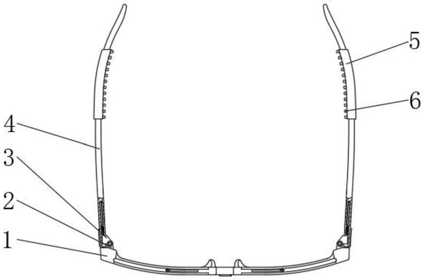 一种佩戴舒适的防脱落眼镜的制作方法