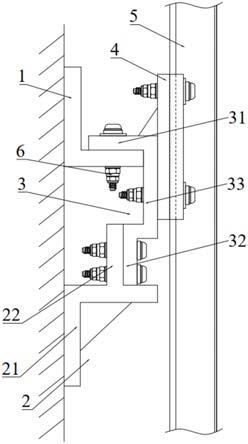 一种具有防坠结构的电梯导轨支架的制作方法