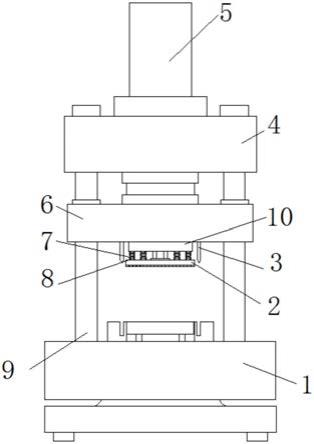 一种笔记本电池盖废料冲切冶具的制作方法