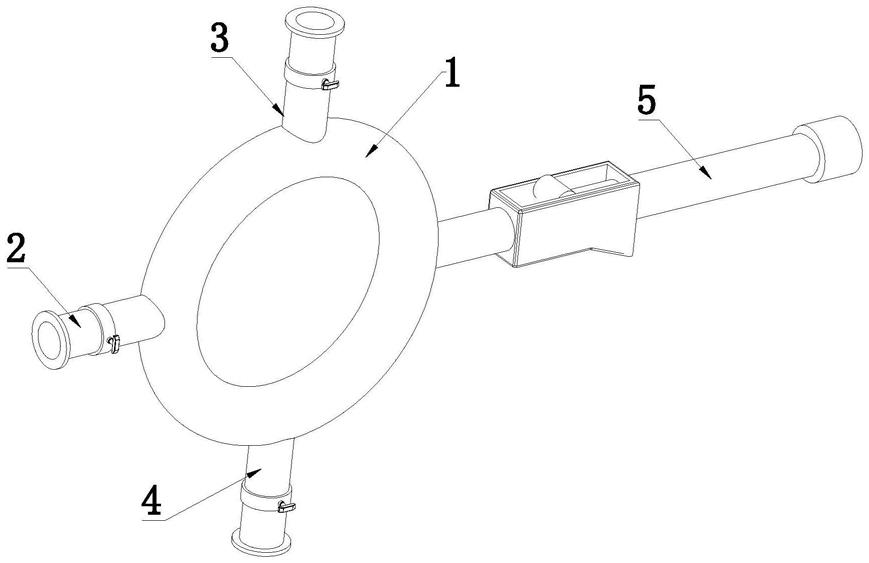 一种带圆环的输液延长管