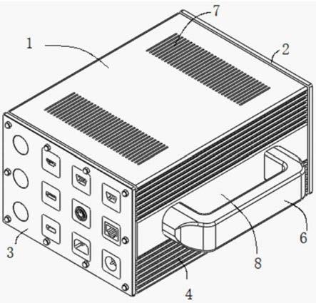 一种用于故障异声检测分析的便携式工控机箱