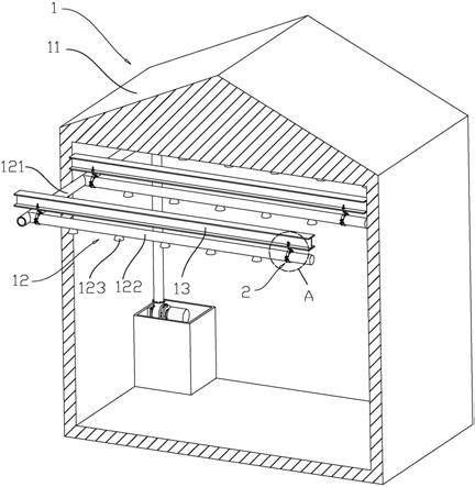 一种建筑废弃物抑尘雾式骨料仓的制作方法