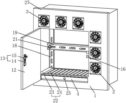 便于散热的嵌入式电气柜的制作方法