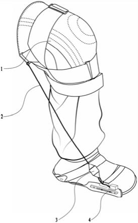 一种踝膝联动步行辅助装置的制作方法