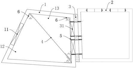 已有污水井旁边新建取水口截流排水结构的制作方法