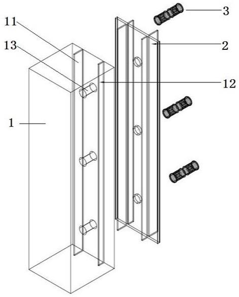 一种加固减振装配式墙体连接结构的制作方法