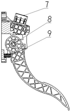 一种带隐藏功能的加速踏板组件的制作方法