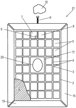 用于电能的蓄能器装置、充电系统和安装蓄能器装置或充电系统的方法与流程