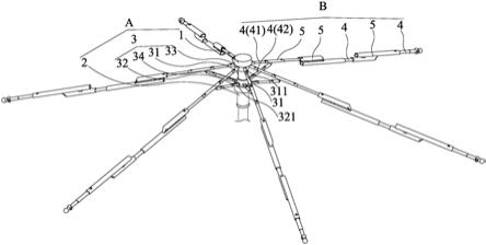 一种伞巢与伞骨架的连接结构的制作方法
