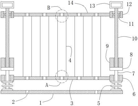 一种建筑施工安全护栏结构的制作方法