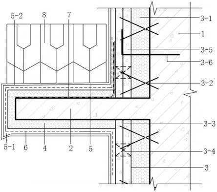 一种保温建筑空调搁板连接节点结构的制作方法