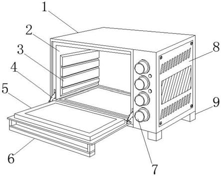 一种受热均匀多层烤箱的制作方法
