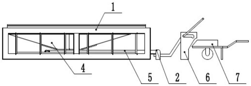一种激光切割机带式自动接料装置的制作方法