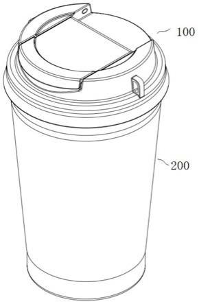 杯盖及单手操作杯的制作方法