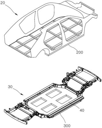 车身和底盘框架的联接结构的制作方法