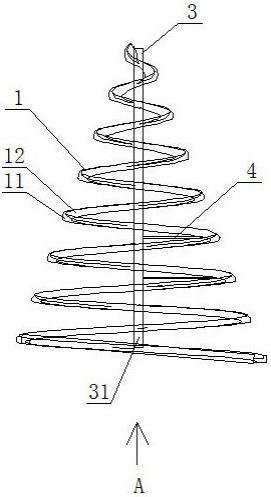 螺旋气体均布导流装置的制作方法
