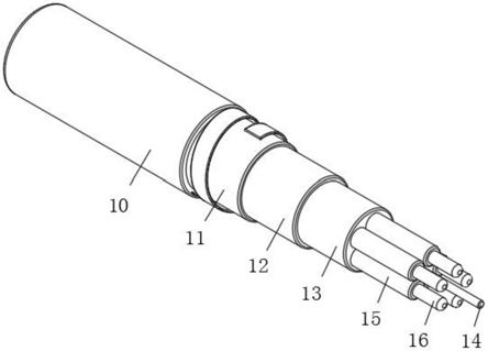 一种用于矿山开采中使用的防火型变频电缆的制作方法