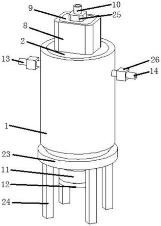 一种生物质MOF@COF核壳型吸附-催化材料用多效蒸发结晶器的制作方法