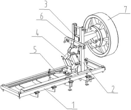 组装式闸门滚轮拆装装置的制作方法