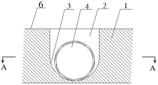 一种小口径钢制波纹管涵洞的回填结构及施工方法与流程