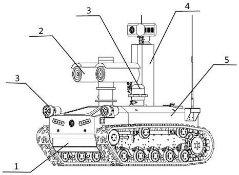 一种履带式侦察机器人的制作方法