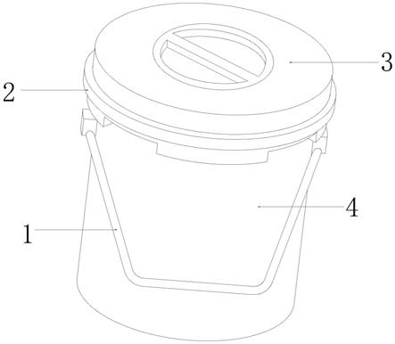 一种防渗漏的涂料塑胶桶的制作方法