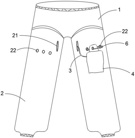 一种用于留置尿管病人的多功能防漏裤