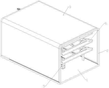 一种通风防雨水的建筑施工用钢筋存放装置的制作方法