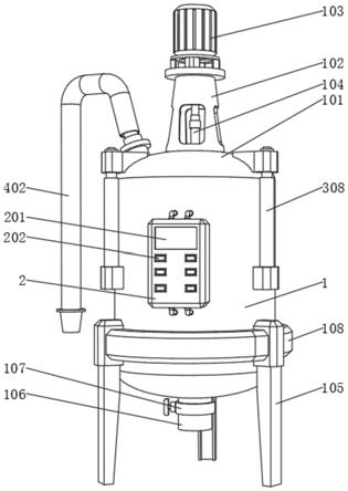 一种内传热式钢衬四氟乙烯反应釜及其工作方法与流程