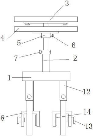 一种可调节旋紧式寝室床用翻折书桌的制作方法