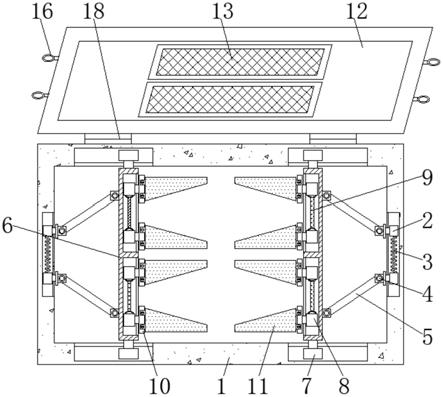 一种防止错位的锂电子电池生产用存储装置的制作方法