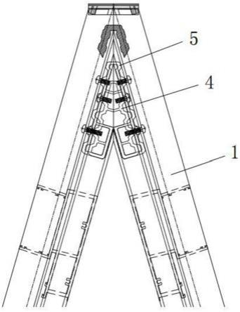 一种带角码的曲面三角形单元组框安装结构的制作方法