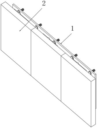 一种适用于LED拼接屏屏幕安装支架的制作方法