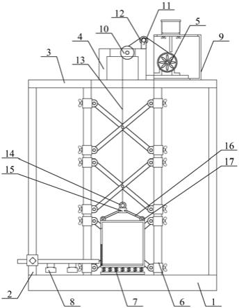 一种多功能的房屋建筑施工的安全升降机的制作方法